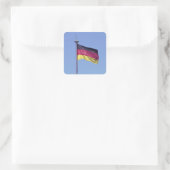 Deutschland-Aufkleber Quadratischer Aufkleber (Tasche)