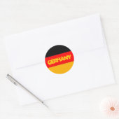 Deutschland-Aufkleber Runder Aufkleber (Umschlag)