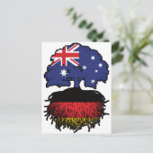 Deutschland Australien Tree Roots Postkarte (Stehend Vorderseite)