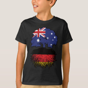 Deutschland Australien Tree Roots T-Shirt