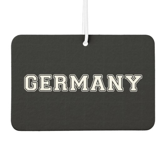 Deutschland Autolufterfrischer (Vorderseite)