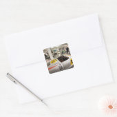 Deutschland, Baden-Württemberg, 3 Quadratischer Aufkleber (Umschlag)