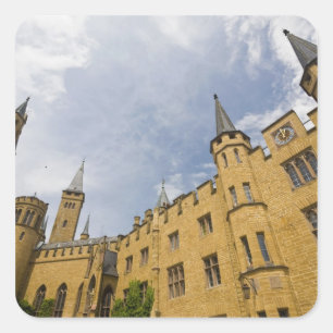 Deutschland, Baden-Württemberg, Hechingen (Gebiet) Quadratischer Aufkleber