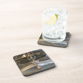 Deutschland, Baden-Württemberg, Stuttgart. Mercede Getränkeuntersetzer (Rechte Seite)