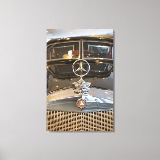 Deutschland, Baden-Württemberg, Stuttgart. Mercede Leinwanddruck (Vorderseite)