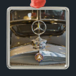 Deutschland, Baden-Württemberg, Stuttgart. Mercede Ornament Aus Metall<br><div class="desc">COPYRIGHT Walter Bibikow / DanitaDelimont.com| EU10 WBI0330.jpg| Deutschland,  Baden-Württemberg,  Stuttgart. Mercedes Benz Museum,  Details der Mercedes-Stargürtel Kapuzenschmuck.</div>