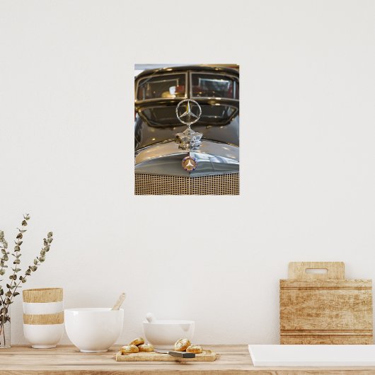 Deutschland, Baden-Württemberg, Stuttgart. Mercede Poster (Küche)