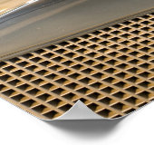 Deutschland, Baden-Württemberg, Stuttgart. Mercede Poster (Ecke)