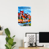 Deutschland-Bahn-Plakat Poster (Heimbüro)