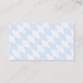 Deutschland Bayerische Flagge Visitenkarte (Rückseite)