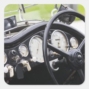 Deutschland, Bayern-Bayern, München BMW Welt Auto Quadratischer Aufkleber