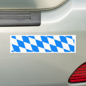 Deutschland-Bayern-Flagge Autoaufkleber (Auf Auto)