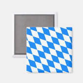 Deutschland Bayern Hochwertige Flagge Magnet (Vorderseite/Rückseite)