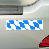 Deutschland-Bayern-Qualitäts-Flagge Autoaufkleber (Auf Auto)