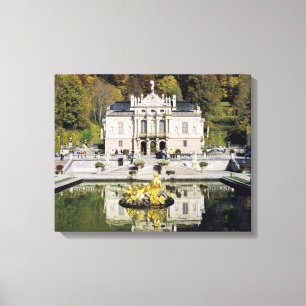 Deutschland, Bayern, Schloss Linderhof. Linderhof Leinwanddruck