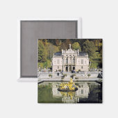 Deutschland, Bayern, Schloss Linderhof. Linderhof Magnet (Vorderseite/Rückseite)