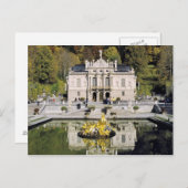 Deutschland, Bayern, Schloss Linderhof. Linderhof Postkarte (Vorne/Hinten)