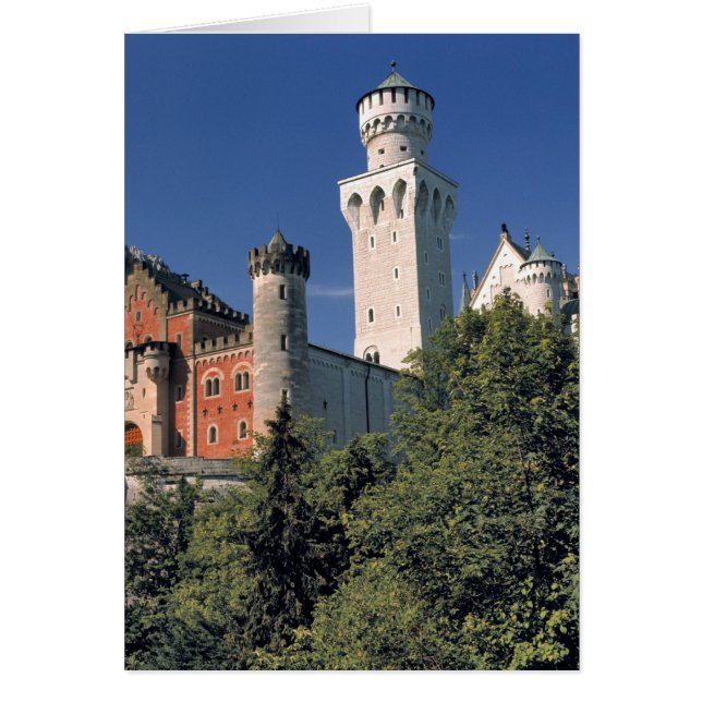 Deutschland, Bayern, Schloss Neuschwanstein. (Vorne)