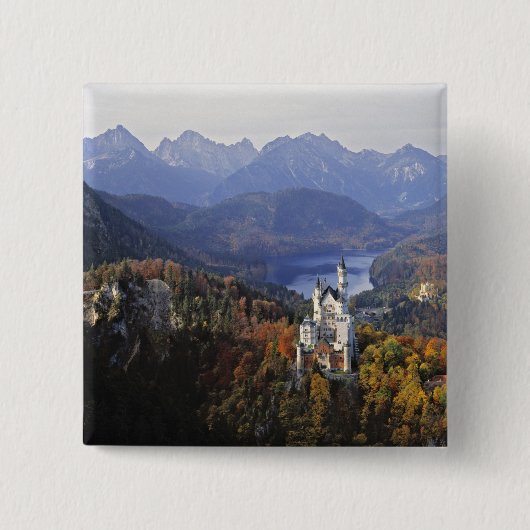 Deutschland, Bayern, Schloss Neuschwanstein.Extra Button (Vorderseite)