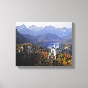 Deutschland, Bayern, Schloss Neuschwanstein. Extra Leinwanddruck