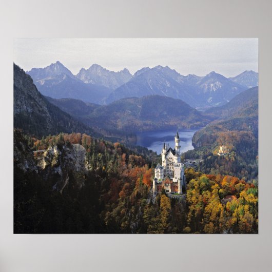 Deutschland, Bayern, Schloss Neuschwanstein. Extra Poster (Vorne)