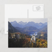 Deutschland, Bayern, Schloss Neuschwanstein. Extra Postkarte (Vorne/Hinten)