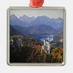 Deutschland, Bayern, Schloss Neuschwanstein. König Ornament Aus Metall