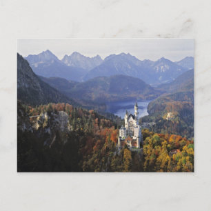 Deutschland, Bayern, Schloss Neuschwanstein. König Postkarte