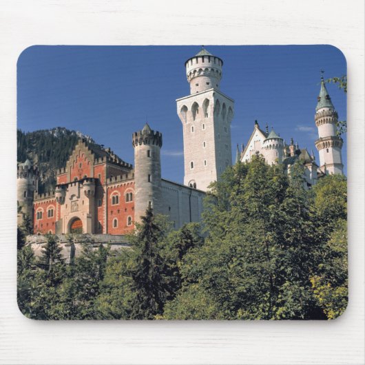 Deutschland, Bayern, Schloss Neuschwanstein. Mousepad (Vorne)