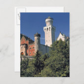 Deutschland, Bayern, Schloss Neuschwanstein. Postkarte (Vorne/Hinten)