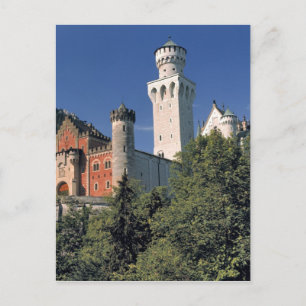 Deutschland, Bayern, Schloss Neuschwanstein. Postkarte