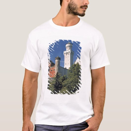 Deutschland, Bayern, Schloss Neuschwanstein. T-Shirt (Vorderseite)