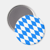 Deutschland Bayernflagge Magnet (Vorderseite/Rückseite)