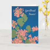 Deutschland bekommt gut Karte, walisischer Gruß Karte (Gelbe Blume)