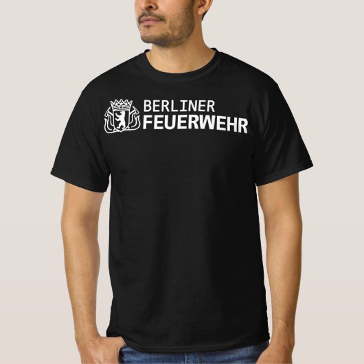 Deutschland Berlin Feuerwehr Feuerwehr Shirt (Vorderseite)