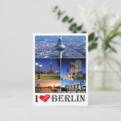 Deutschland - Berlin - I Liebe - Postkarte (Stehend Vorderseite)