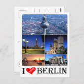 Deutschland - Berlin - I Liebe - Postkarte (Vorne/Hinten)