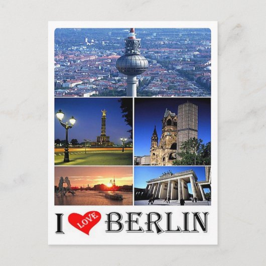 Deutschland - Berlin - I Liebe - Postkarte (Vorderseite)