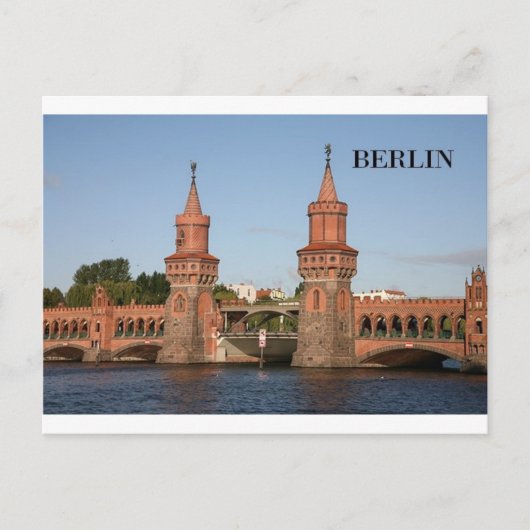 Deutschland Berlin Oberbaumbrucke (St.K.) Postkarte (Vorderseite)