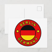 Deutschland Berlin Postkarte (Vorne/Hinten)