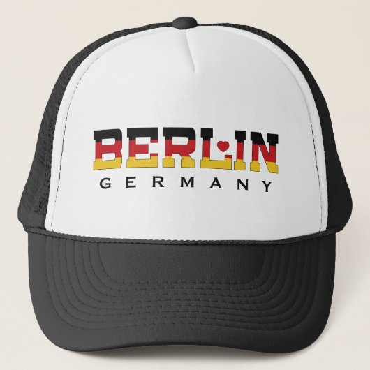 Deutschland Berlin Truckerkappe (Vorderseite)