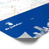 " Deutschland: BERLIN U-Bahn MAP ... Poster (Ecke)