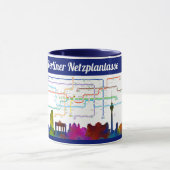 " Deutschland: BERLIN - U-Bahn NETZPLANtasse ... Tasse (Zentrum)