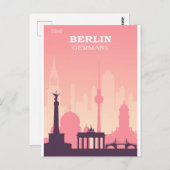 Deutschland Berlin Vintage Travel Postcard Postkarte (Vorne/Hinten)