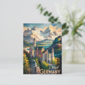 Deutschland besuchen postkarte (Stehend Vorderseite)