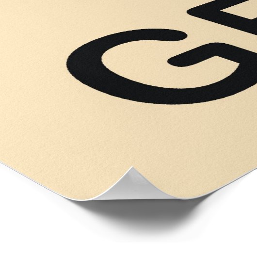 Deutschland Brandenburger Tor Poster (Ecke)