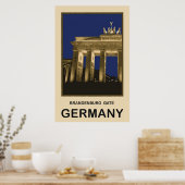 Deutschland Brandenburger Tor Poster (Küche)