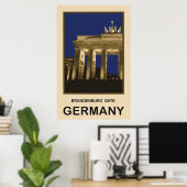 Deutschland Brandenburger Tor Poster (Heimbüro)