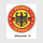 Deutschland, Bremen Aufkleber (Blatt)