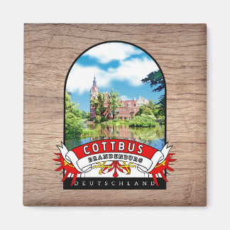 Deutschland Cottbus Vintage Brandenburg Magnet